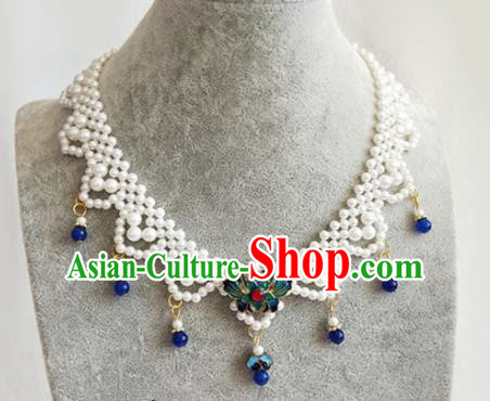 Chinese Traditional Necklace Traditional Classical Hanfu Jewelry Accessories for Women