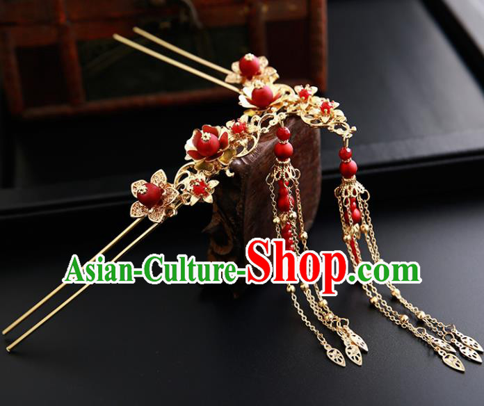 Chinese Ancient Traditional Hanfu Hair Comb Hairpins Handmade Classical Hair Accessories for Women