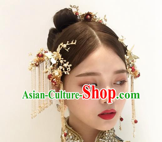Chinese Ancient Traditional Hanfu Hair Clips Hairpins Handmade Classical Hair Accessories for Women