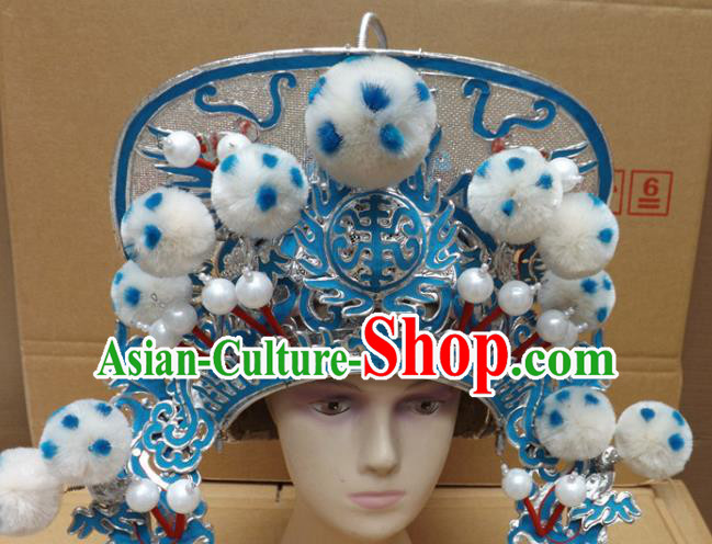 Chinese Traditional Peking Opera Phoenix Coronet Beijing Opera Helmet Headwear for Women