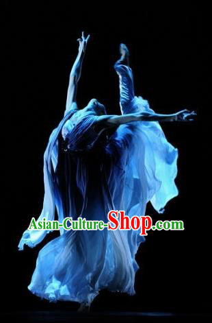Chinese Traditional Classical Dance Costumes Group Dance Stage Performance Clothing for Women