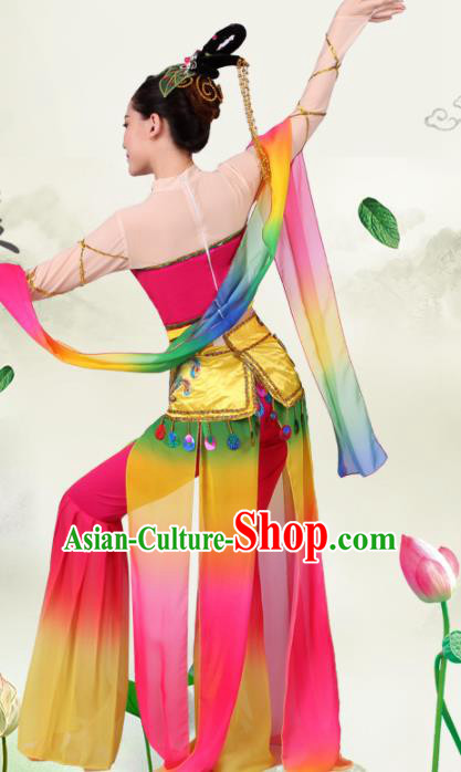 Chinese Traditional Classical Dance Costumes Stage Performance Apsaras Flying Dress for Women