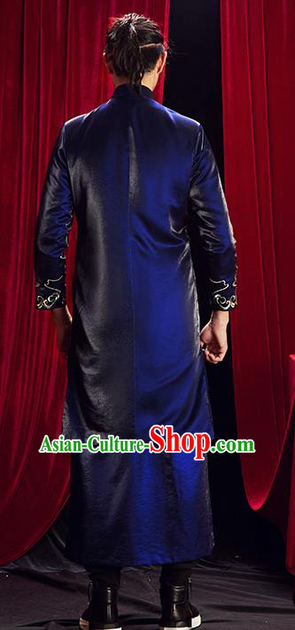 Chinese Traditional Wedding Costumes Tang Suit Bridegroom Embroidered Clothing for Men