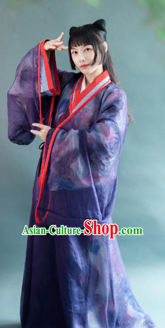 Chinese Traditional Han Dynasty Historical Costumes Ancient Princess Hanfu Dress for Women