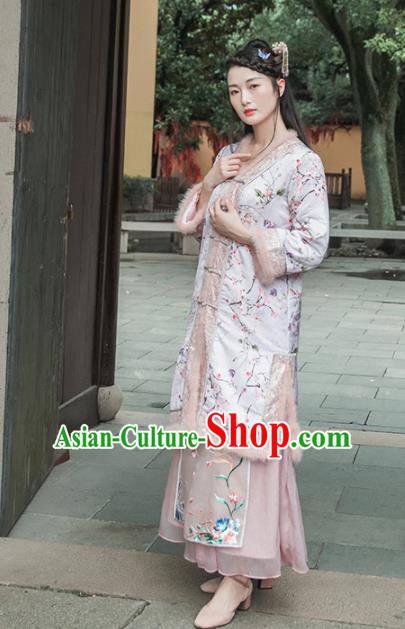 Chinese Traditional Costumes National Coat Tang Suit Overcoat for Women