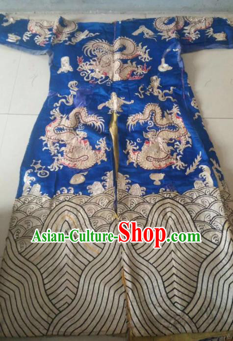 Chinese Traditional Costume Tang Suit Embroidered Qipao Palace Cheongsam for Women