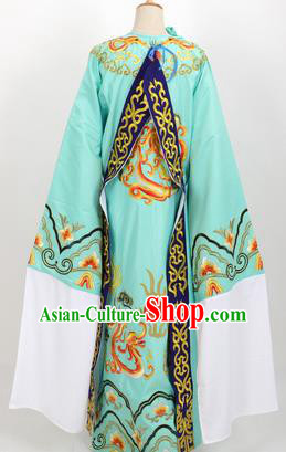 Professional Chinese Traditional Beijing Opera Niche Green Ceremonial Robe Ancient Number One Scholar Costume for Men