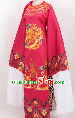 Professional Chinese Traditional Beijing Opera Niche Rosy Ceremonial Robe Ancient Number One Scholar Costume for Men