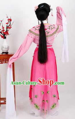 Professional Chinese Traditional Beijing Opera Diva Pink Dress Ancient Imperial Consort Costumes for Women