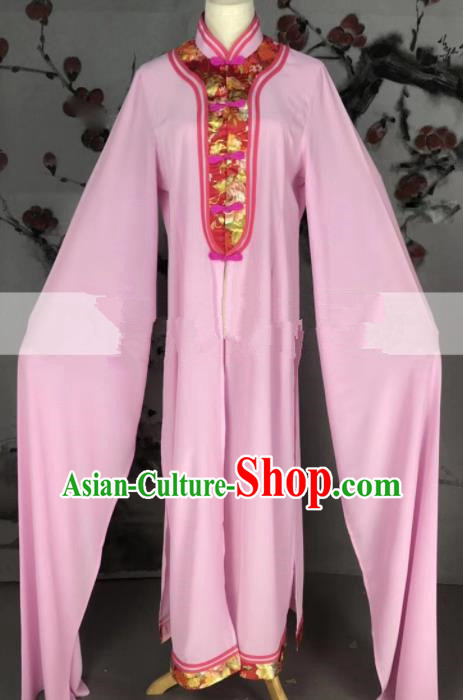 Professional Chinese Traditional Beijing Opera Pink Dress Ancient Country Lady Costume for Women