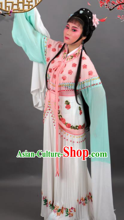 Chinese Traditional Peking Opera Diva Lin Daiyu Dress Ancient Rich Lady Costume for Women