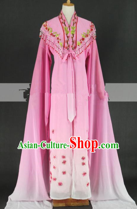 Chinese Traditional Peking Opera Diva Pink Dress Ancient Rich Lady Costume for Women