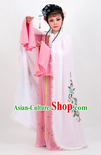 Professional Chinese Traditional Beijing Opera White Cape Ancient Princess Costume for Women