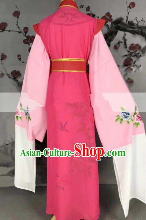 Professional Chinese Traditional Peking Opera Diva Rosy Dress Ancient Palace Princess Costume for Women