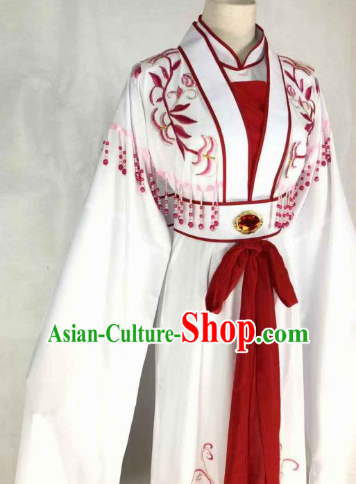 Chinese Traditional Peking Opera Actress Red Dress Ancient Rich Lady Costume for Women
