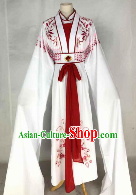 Chinese Traditional Peking Opera Actress Red Dress Ancient Rich Lady Costume for Women