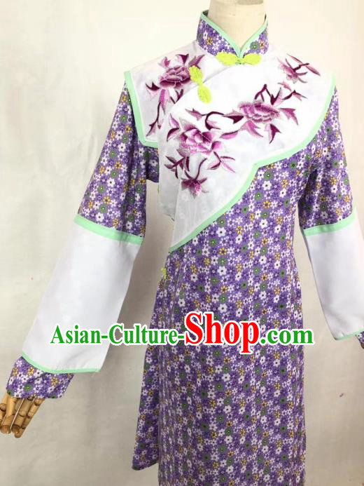 Chinese Traditional Peking Opera Actress Country Lady Dress Ancient Farmerette Costume for Women