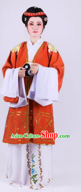Chinese Traditional Peking Opera Actress Taoist Nun Dress Ancient Dowager Countess Costume for Women