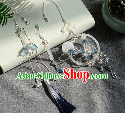 Chinese Traditional Hanfu Court Shell Waist Accessories Ancient Princess Tassel Pendant for Women