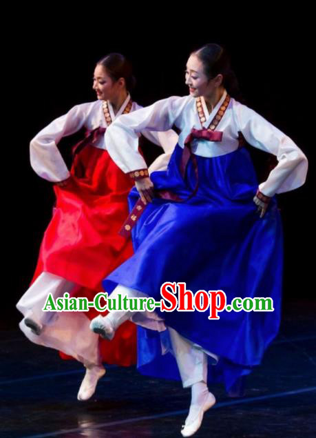 Traditional Korean Hanbok Clothing Asian Korea Ancient Apparel Dress Costume for Women