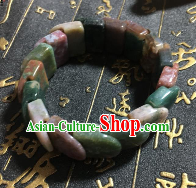 Chinese Traditional Hanfu Bangle Accessories Ancient Princess Jade Bracelet for Women