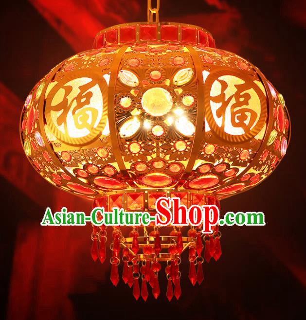 Handmade Chinese Traditional New Year Lantern Hanging Lantern Asian Palace Ceiling Lanterns Ancient Lantern