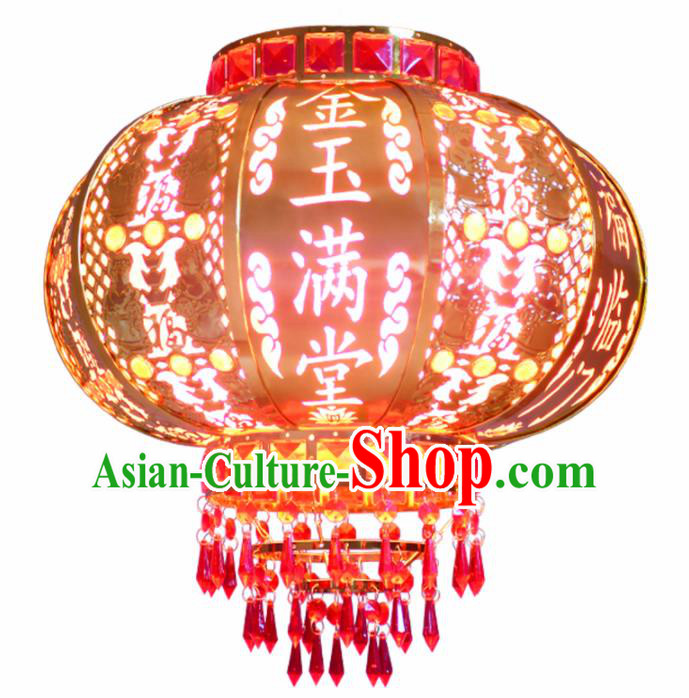 Handmade Chinese Traditional New Year Palace Lantern Hanging Lantern Asian Ceiling Lanterns Ancient Lamp