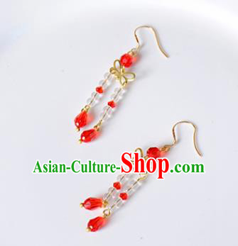 Traditional Chinese Handmade Court Ear Accessories Classical Butterfly Earrings for Women