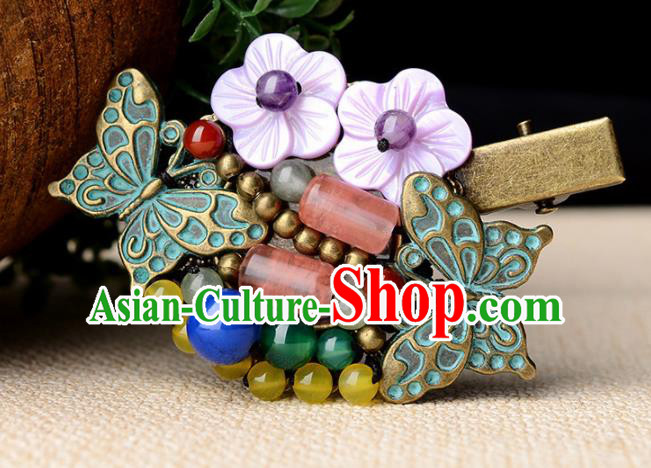 Traditional Chinese Hanfu Butterfly Hair Claw Ancient Court Princess Hairpins Hair Accessories for Kids
