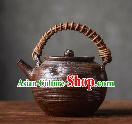 Traditional Chinese Handmade Kung Fu Zisha Teapot Red Clay Pottery Teapot