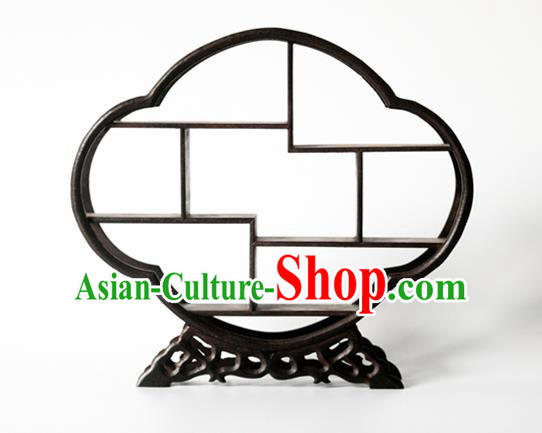 Traditional Chinese Handmade Wings Wood Antique Shelf Bogut Frame