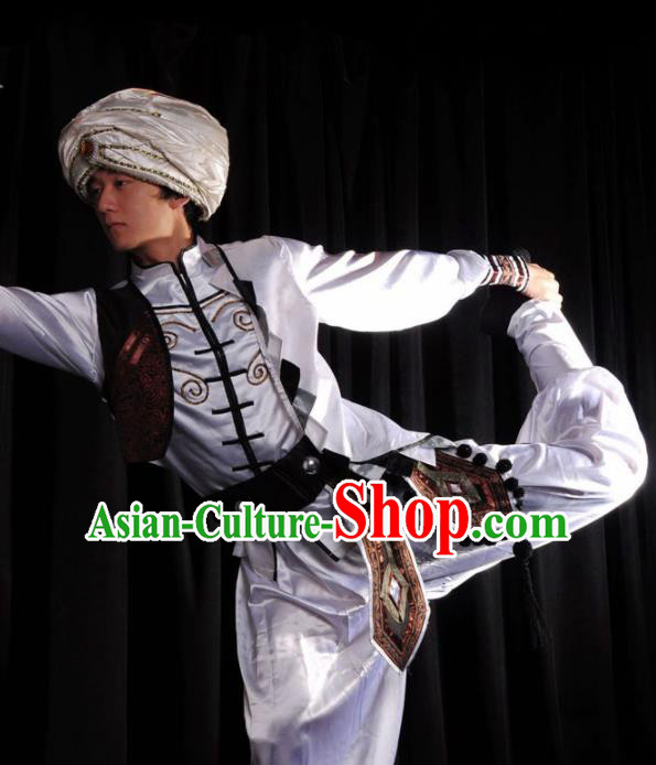 Professional Indian Dance Costume Oriental Dance Stage Show Clothing for Men