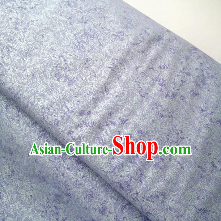 Traditional Chinese Cheongsam Classical Pattern Light Purple Brocade Fabric Ancient Hanfu Silk Cloth