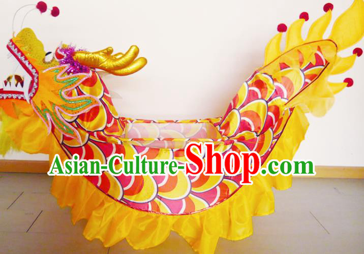 Chinese New Year Folk Dance Dragon Boat Traditional Dance Prop for Kids