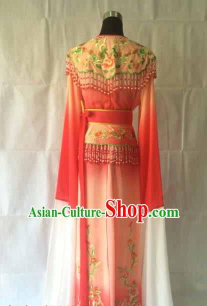 Chinese Beijing Opera Princess Red Dress Traditional Peking Opera Diva Costume for Women