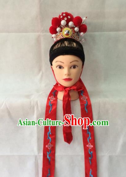 Chinese Beijing Opera Niche Hair Crown Traditional Peking Opera Prince Headwear for Men