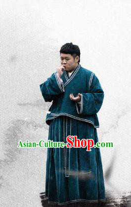 Ancient Chinese Drama Livehand Ever Night Traditional Tang Dynasty Civilian Chen Pipi Costumes for Men