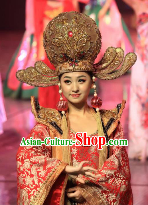 Chinese The Romantic Show of Songcheng Stage Show Emperor and Empress Costumes for Women for Men