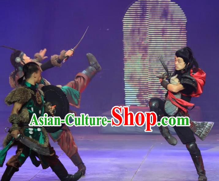 Chinese The Romantic Show of Songcheng General Stage Performance Dance Costume for Men