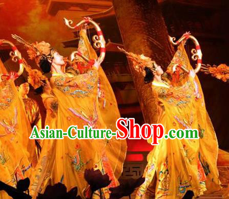 Chinese The Dream of Datang Tang Dynasty Palace Feast Dance Dress Stage Performance Costume for Women