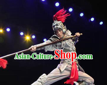 Chinese Back to Song Dynasty General Body Armor Stage Performance Dance Costume for Men