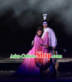 Chinese The Legend of Zhugeliang Three Kingdoms Period Lv Bu and Diao Chan Stage Performance Dance Costumes for Women for Men