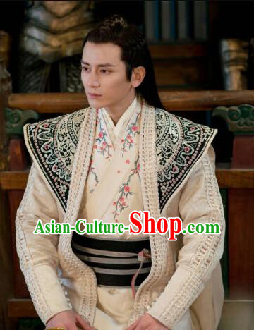Drama Ever Night Chinese Ancient Crown Prince Longqing Hanfu Clothing Traditional Tang Dynasty Swordsman Costumes for Men