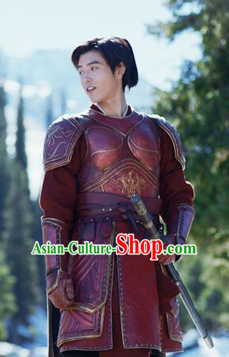 Ever Night Chinese Drama Ancient General Armor Swordsman Ning Que Costumes for Men