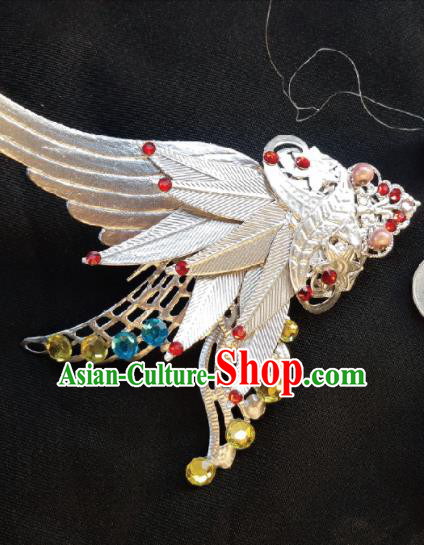 Traditional Chinese Cosplay Swordsman Wing Hair Claw Hairpins Ancient Hanfu Hair Accessories for Women