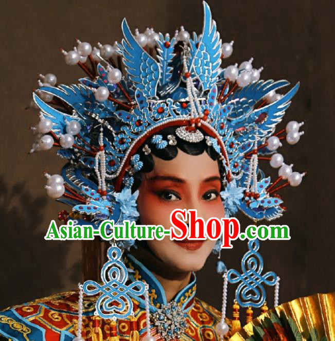 Traditional Chinese Beijing Opera Phoenix Coronet Hairpins Ancient Princess Hanfu Hair Accessories for Women