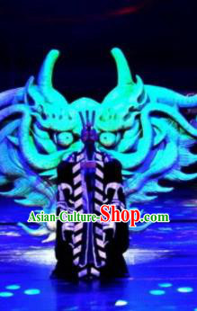 Chinese Drama Dragon Boat Festival Taoist Priest Clothing Stage Performance Dance Costume for Men
