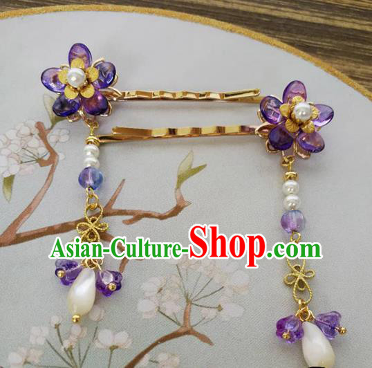 Traditional Chinese Classical Hair Sticks Hairpins Ancient Princess Hanfu Hair Accessories for Women