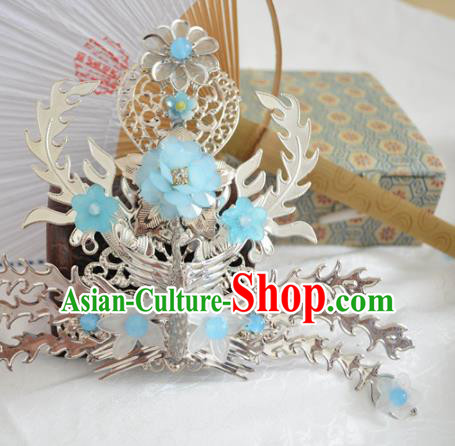 Traditional Chinese Classical Hairpins Phoenix Hair Crown Ancient Princess Hanfu Hair Accessories for Women