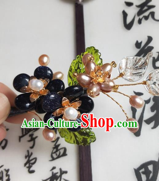 Traditional Chinese Hanfu Palace Hair Claw Hairpins Ancient Princess Hair Accessories for Women